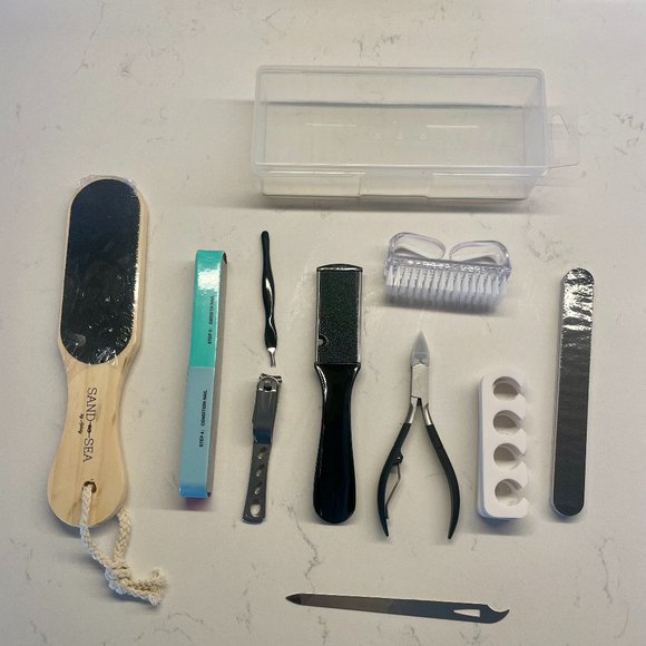 Professional Manicure Kit, SPA Foot File and Scunci Headbands Pamper Set, NWT - Picture 5 of 16